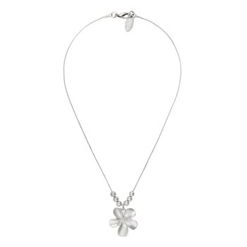 Tour de cou chaîne argent fleur de fée 40cm 1