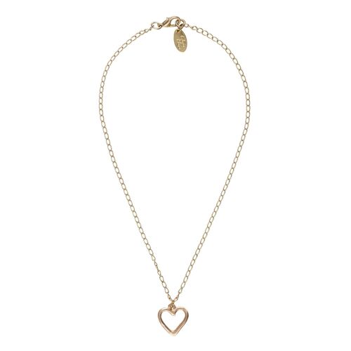 Gargantilla cadena colgante dorado corazó Gloria Mago Heart dorado 40cm