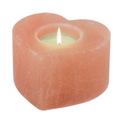 Tealight holder Heart Orange