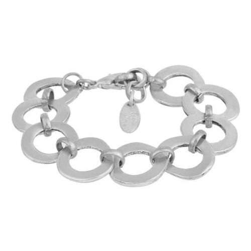 Pulsera eslabones cadena plata Gloria Mago de aros en plata