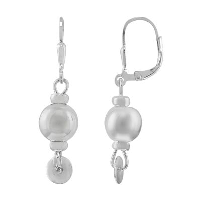 Orecchino "Pendulum" in argento sterling