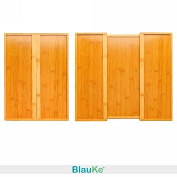 Organisateur de tiroir en bambou extensible avec 6-8 compartiments 3