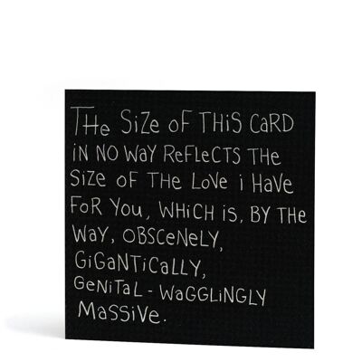 Genital Wagglingly Greeting Card