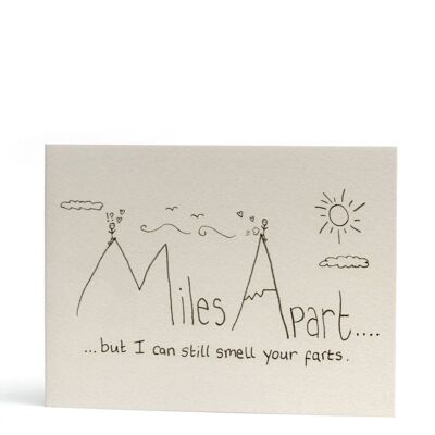 Miles Apart Greeting Card