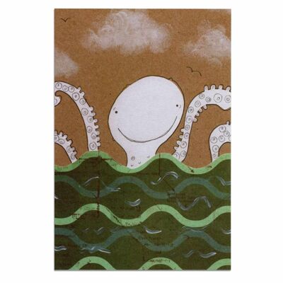 Octopus Postcard