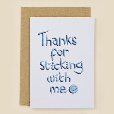 Sticking With Greeting Card