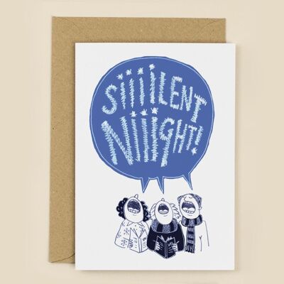 Siiilent Niiight Christmas Card