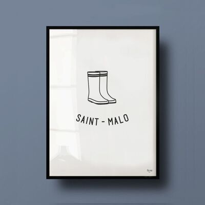 Affiche France, Saint - Malo