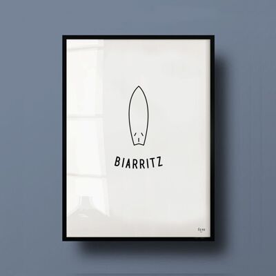 Poster Francia, Biarritz