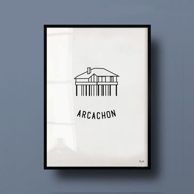 Poster Frankreich, Arcachon