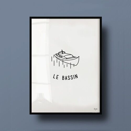 Affiche France, Le bassin