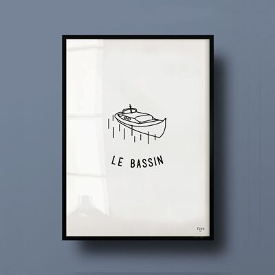 Affiche France, Le bassin