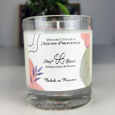 Scented candles with the scents of Provence: Lavender of Provence (50h)