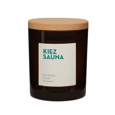 Duftkerze Kiez Sauna 200g / Holzdocht / 40h Brenndauer