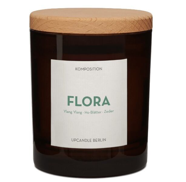 Candela profumata Flora 200g/ stoppino in legno / 40 ore di combustione