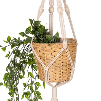 Porte-plantes en macramé BRITTA 3