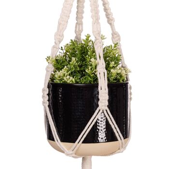 Porte-plantes en macramé NORA 5