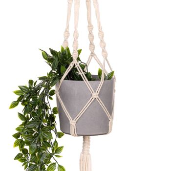 Porte-plantes en macramé MAROVI 7