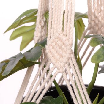 Porte-plantes en macramé SANNA 8