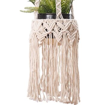 Porte-plantes en macramé RITA 7