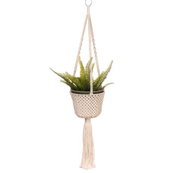 Porte-plantes en macramé YLONA 1