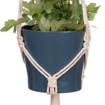 Suspension pour plantes en macramé EDDA 9