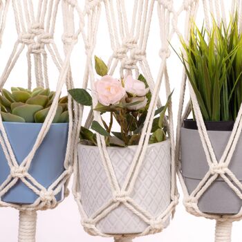 Porte-plantes en macramé ANNEKE 5