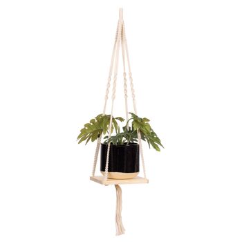 Porte-plantes en macramé BODINE 1