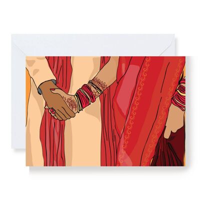 Traditional Indian Ceremony Card