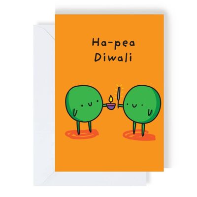 Ha-Pea Diwali Greeting Card