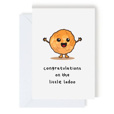 Congratulations On Your Little Ladoo Greeting Card