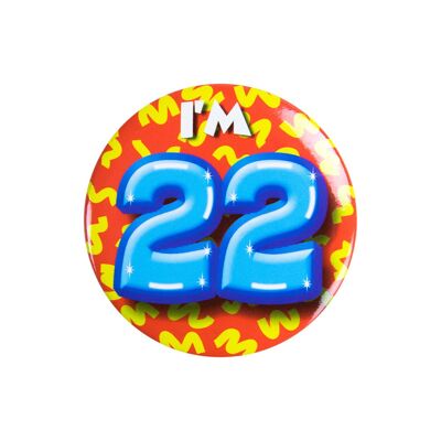 Button klein - I'm 22