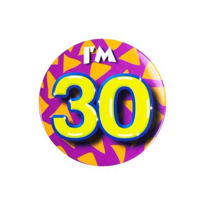 Button klein - I'm 30