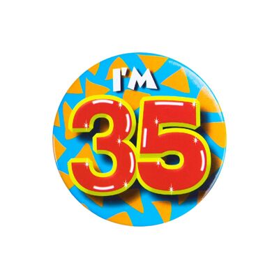 Button klein - I'm 35