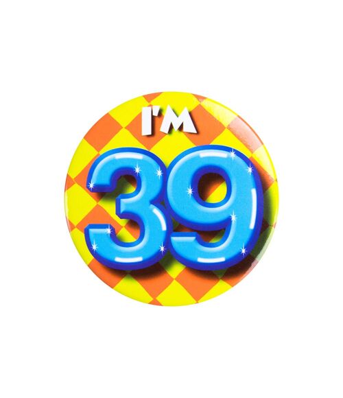 Button klein - I'm 39