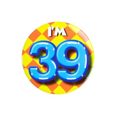 Button klein - I'm 39