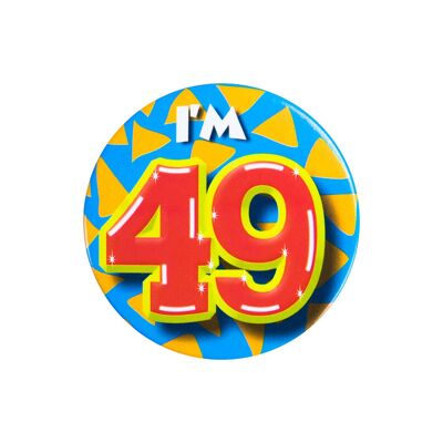 Button klein - I'm 49