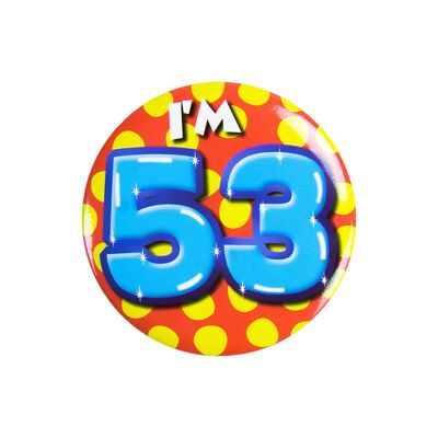 Button klein - Ich bin 53