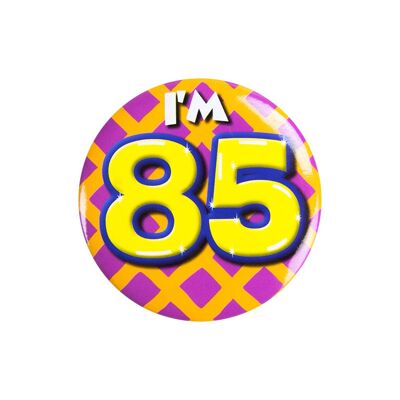 Button klein - I'm 85