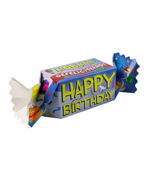 Kado/Snoepverpakking Nieuw - happy birthday