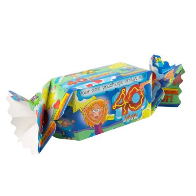 Kado/Snoepverpakking-Spaß - 40 Jahre vrouw