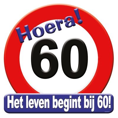 Huldeschild - 60 jaar