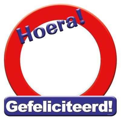 Huldeschild - Gefeliciteerd