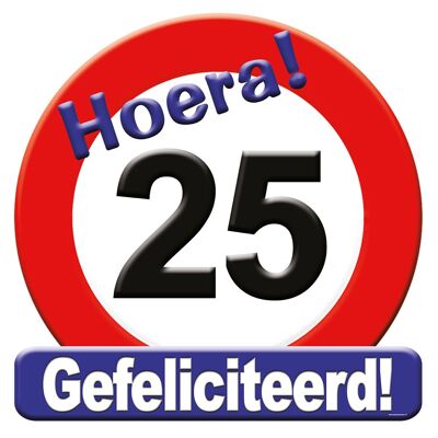 Huldeschild - 25 jaar