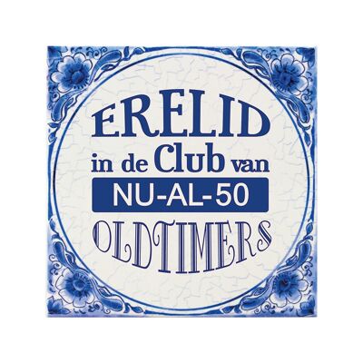 Tegels delfts blauw - 50 jaar