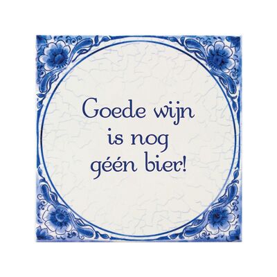 Tegels delfts blauw - Wijn