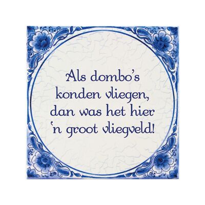 Tegels delfts blauw - Dombo's