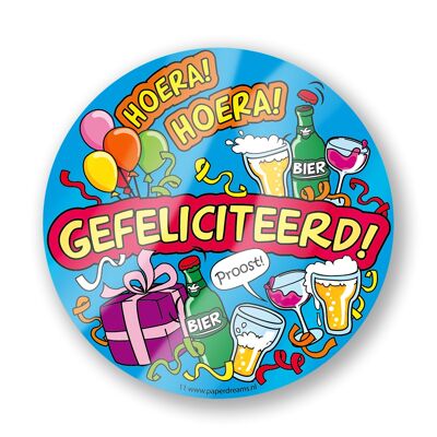 Bierviltjes - Gefeliciterd