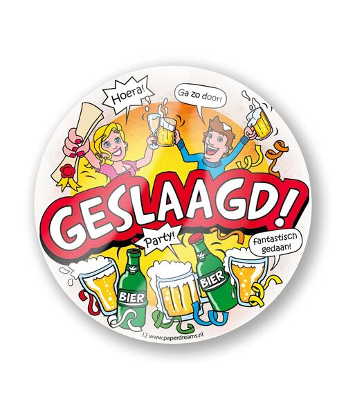 Bierviltjes - Geslaagd