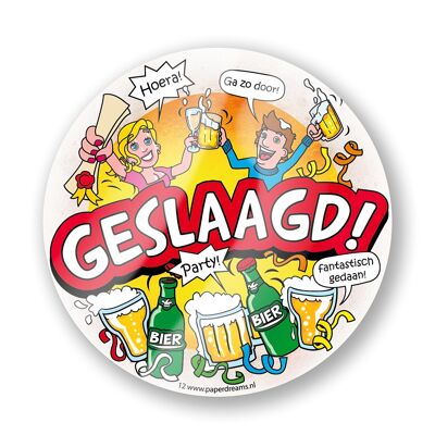 Bierviltjes - Geslaagd